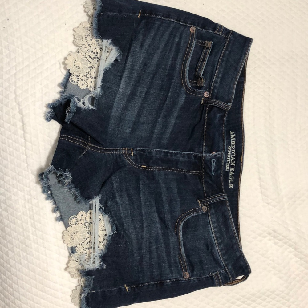 Dark blue American eagle shorts